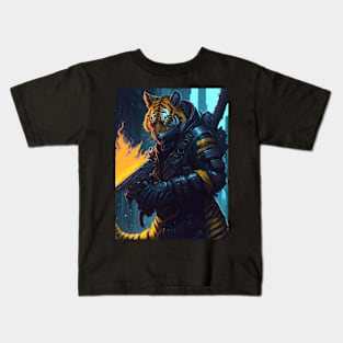 Tiger's Techno Inferno Kids T-Shirt